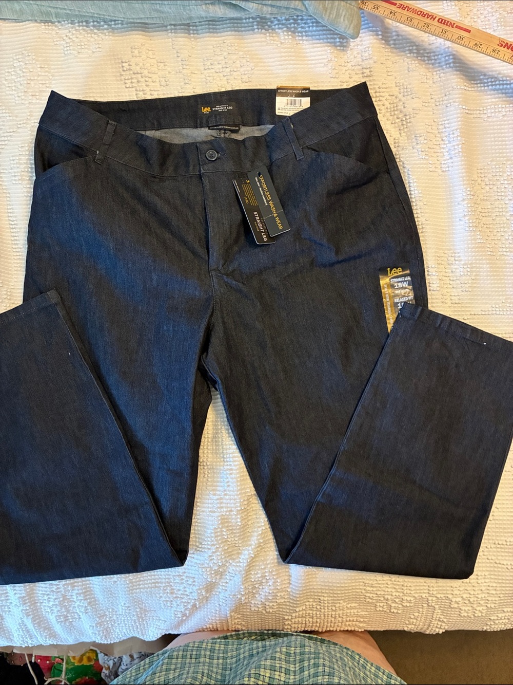Lee Women's Dark Indigo Straight Leg Jeans